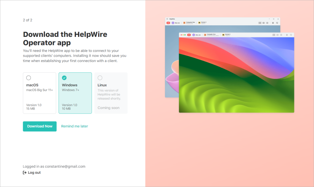 HelpWire Knowledge Base – Creating a HelpWire account