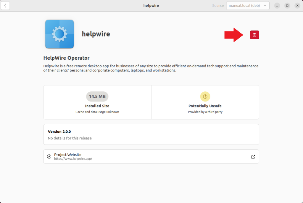 Uninstall HelpWire Operator – HelpWire Knowledge Base