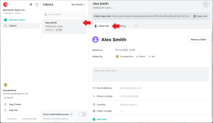 Editing a client profile – HelpWire Knowledge Base