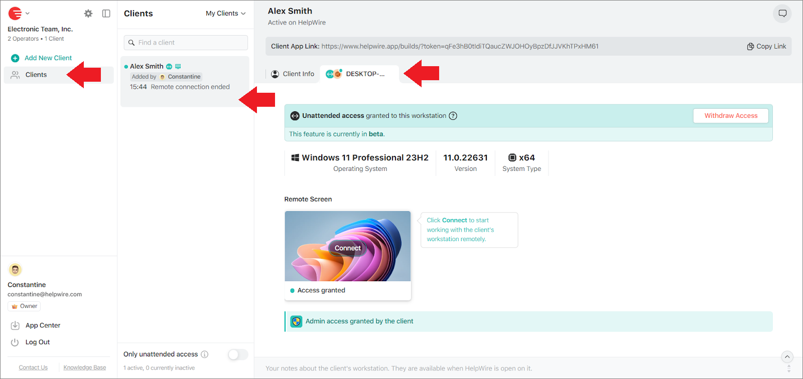 Unattended access guide: establishing unattended support sessions