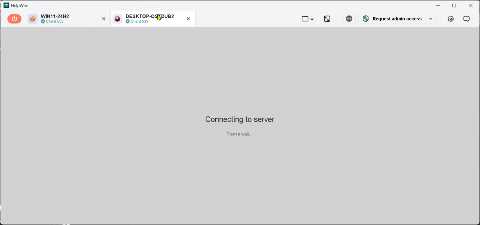 Several workstations of the same client in the Operator app